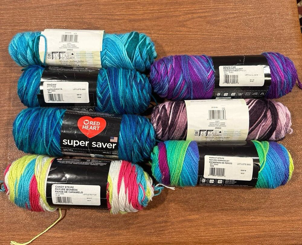Red Heart & Yarnspiration Caron Yarn - Picture 2 of 2
